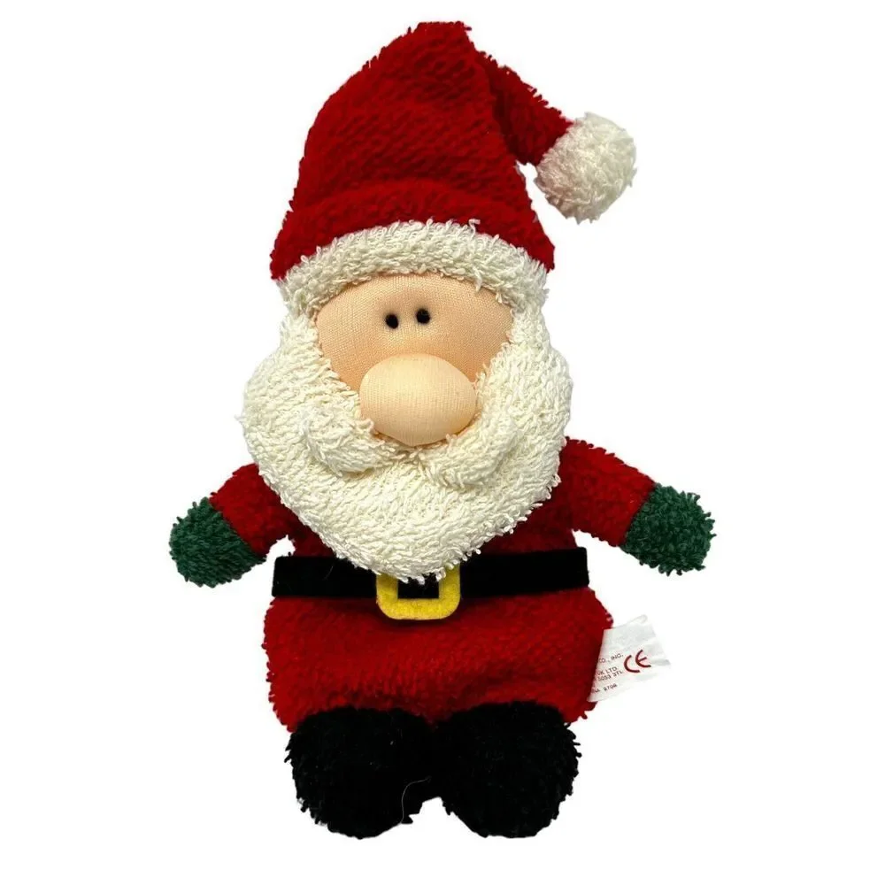 Russ Polar Pals Santa Claus‎ 7 Inch Plush Terry Cloth Stuffed Toy Christmas